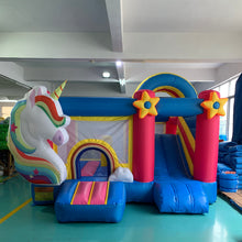 Load image into Gallery viewer, YARD Unicorn Bounce House Inflatable Combo Slide with Blower
