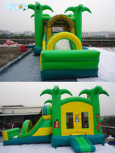 Load image into Gallery viewer, YARD Jungle Bounce House Inflatable Slide Combo
