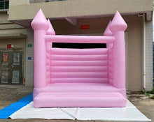 Load image into Gallery viewer, YARD Pink wedding bounce house inflatable bouncy castle with blower
