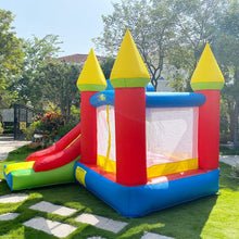 Load image into Gallery viewer, YARD Bounce House Bouncy Castle 11.5&#39;Lx9.8&#39;Wx8.9&#39;H Vinyl and Nylon with Blower - Yardinflatable
