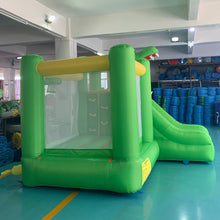 Load image into Gallery viewer, YARD Green Dinosaur Bounce House Inflatable Slide
