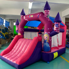 Load image into Gallery viewer, YARD Princess Bouncy Castle Inflatable Slide for Kids with Blower
