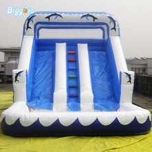 Load image into Gallery viewer, YARD Super Dual Lane Inflatable Water Park Slide Bouncer PVC Material  for Commercial Use
