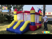 Load and play video in Gallery viewer, YARD Dual Slide Bounce House 12.1&#39;x8.9&#39;x7&#39; PVC Tarpaulin with Blower
