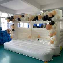 Load image into Gallery viewer, white wedding bounce house
