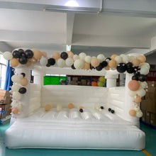 Load image into Gallery viewer, white wedding bounce house
